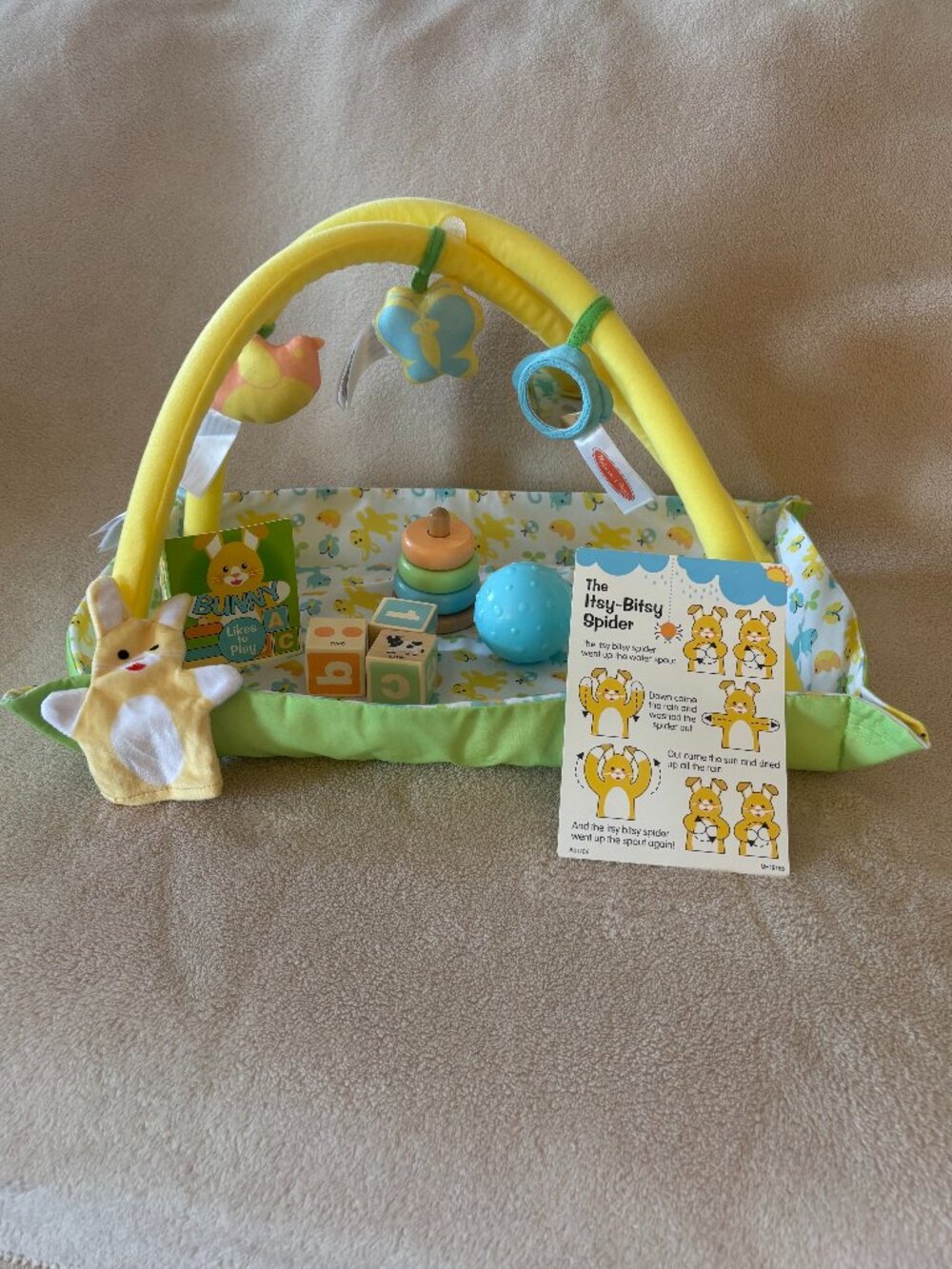 MELISSA & DOUG Mine to Love TOY DOLL PLAYMAT for Ages 3+ Years